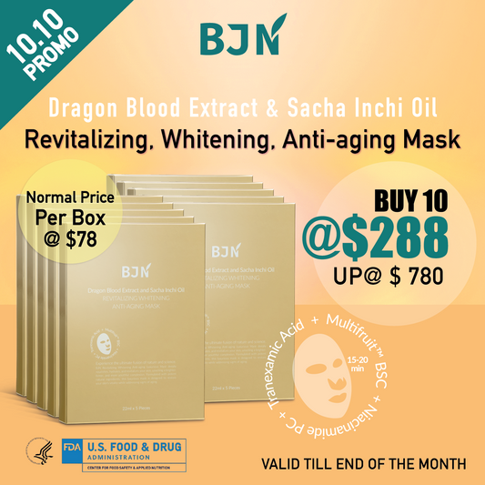 [10.10 promo] 10x Boxes of Revitalizing Whitening Anti-Aging Mask