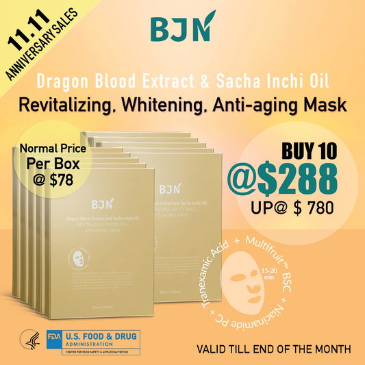 [11.11 promo] 10x Boxes of Revitalizing Whitening Anti-Aging Mask (Copy)