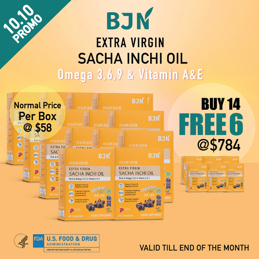 [10.10 promo] Buy 14 Free 6 Boxes: Sacha inchi oil capsules